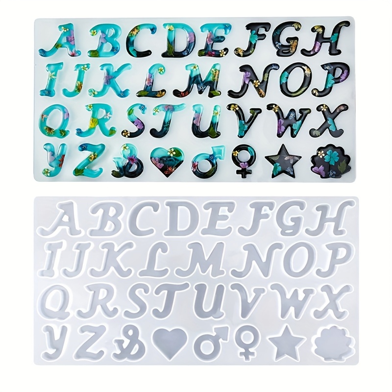 Resin casting mold A style mir - Resin Art Alphabet ulasan dan harga