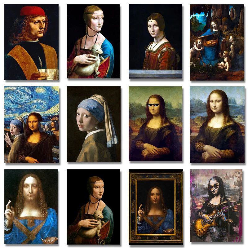 Leonardo Da Vinci Artwork Salv - Resin Art Work ulasan dan harga